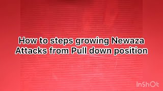 JUDO How to steps growing Newaza Attacks from Pull down position [upl. by Olenta]