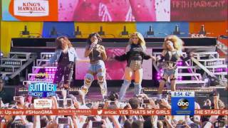 Fifth Harmony  Worth It Live on Good Morning America [upl. by Rutter]