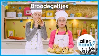 Broodegeltjes met sesam of kaas  Allerhande Kids [upl. by Meldoh292]