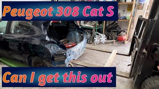 Peugeot 308 Cat S Copart UK Salvage Rebuild Part 4 [upl. by Ramona]