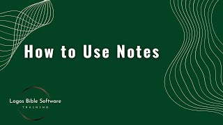 How to Use Notes [upl. by Ardnas]