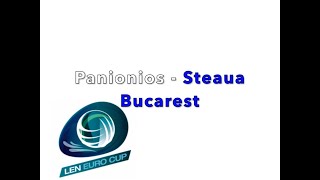 WaterPolo  Eurocup 20232024  Panionios  Steaua Bucarest Les buts  18 aller [upl. by Ymmor]