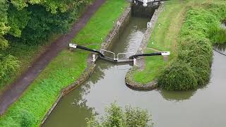 Caen Hill Locks locks canal dronevideo [upl. by Amaral]