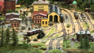 Amazing Model Railway Z Scale with Micro Trains Z Gauge [upl. by Luci]