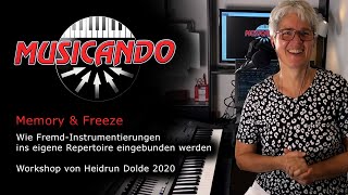 Musicando 2020 Registration Memory und Freeze  Workshop von Heidrun Dolde [upl. by Nowaj]