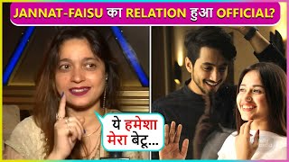 Jannat Zubairs Mother Showers Love On MrFaisu Fans Says Ab Ye Official Damaad Hai [upl. by Georgianna]