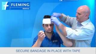 Practical First Aid 17  Forehead Injury [upl. by Raclima]