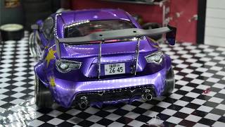 MP Tamiya GT86  BRZ RC Body Drifting making of [upl. by Noak]