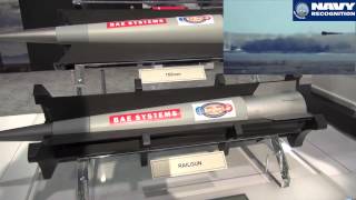 BAE Systems Electromagnetic Railgun at Sea Air Space 2014 [upl. by Pendergast505]