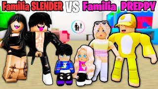 BEBELUSI Plushie ADOPTATI de Familia DRAGUTA vs Familia SLENDER Roblox Brookhaven [upl. by Singh]