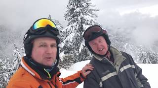 How to ski Bansko 2  black piste 16 at Chalin Valog [upl. by Waldron]