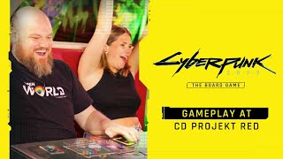 CD Projekt RED Takes on Cyberpunk 2077  The Board Game [upl. by Letsirhc]