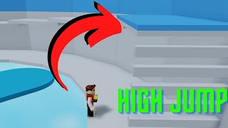 How To High Jump WITHOUT WALL  Roblox [upl. by Synned774]