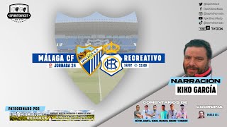 🔴 DIRECTO  MÁLAGA CF vs RECREATIVO DE HUELVA  Jornada 24 Primera RFEF  SportDirect Radio [upl. by Hcurab]