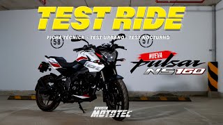 TEST RIDE Pulsar NS160 2024 [upl. by Anailuj]