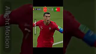 Espanha x Portugal football ronaldo9 soccerplayer edit goat cristianoronaldo viralfypshorts [upl. by Luaped]