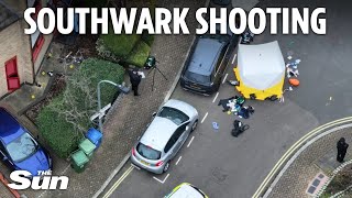 Southwark shooting Man ‘armed with crossbow’ shot dead by gun cops [upl. by Aridan371]