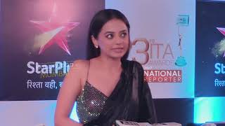 Helly Shah Full Exclusive Interview At Red Carpet of 23rd ITA Award 2023  Helly Shah [upl. by Ainslee]