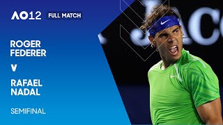 Roger Federer v Rafael Nadal Full Match  Australian Open 2012 Semifinal [upl. by Ettesel]