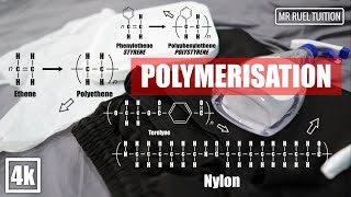 Polymerisation  Addition Polymerisation and Condensation Polymerisation [upl. by Myrle349]