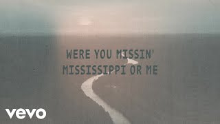 Riley Green  Mississippi Or Me Lyric Video [upl. by Nylrem]