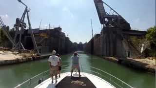 Welland Canal and Detroit River Timelapse [upl. by Nahtonoj]