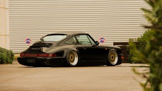 Porsche 964  Bagged  OEM BBS wheels [upl. by Clayton]