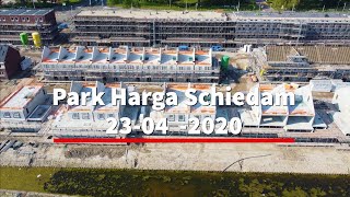 Park Harga nieuwbouw in Schiedam fase 2 beelden van 23042020 [upl. by Korie]