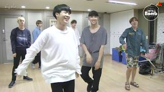 BANGTAN BOMB RM and Jin Dance Stage Behind the scene for BTS DAY PARTY 2016  BTS 방탄소년단 [upl. by Seta]