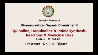 Pharmaceutical Organic Chemistry III  AKTU Digital Education [upl. by Gaile]