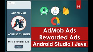 AdMob Ads  05 Rewarded Ads  Android Studio  Java [upl. by Kern]