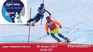 Super Combined 2nd run  2017 World Para Alpine Skiing Championships Tarvisio [upl. by Ashby]