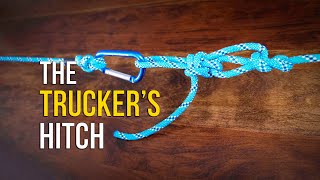 How to Tie the Truckers Hitch in UNDER 60 SECONDS  The BEST WAY to tie a Truckers Hitch knot [upl. by Burnley]