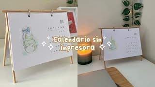 Calendario sin impresora 2024 🍓 DIY [upl. by Juieta]