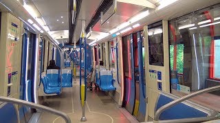 Metro de Montreal  A bord du train Azur [upl. by Nahgrom]