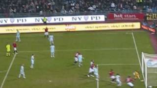 ROMA  LAZIO 10  GOAL LIVE BAPTISTA DALLA TRIBUNA  16112008 [upl. by Hildegarde]