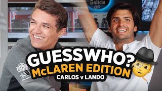 Carlos Sainz and Lando Norris play Guess Who McLaren Edition [upl. by Oniuqa362]