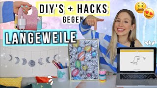 DIYs gegen LANGEWEILE 70 😑 einfache DIY Ideen für Zuhause ✨ gegen Langeweile  Cali Kessy [upl. by Ailssa]