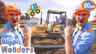 Blippi Learns About Bulldozers and Excavators  Blippi amp Blippi Wonders Educational Videos for Kids [upl. by Padraig]