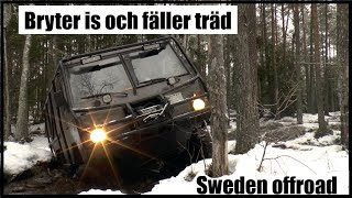 Offroad  TGB 13 och 11  Bryter is och fäller träd  Botkyrka motorklubb [upl. by Matlick]