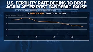 Report Birth rate drops to historic lows [upl. by Giffy]