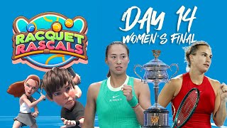 LIVE  Womens Singles Final Sabalenka v Zheng  AO Racquet Rascals Day 13  Australian Open 2024 [upl. by Lanahtan]