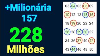 milionária  228 Milhões observações interessantes com os 12 sorteios anteriores dezena 28 forte [upl. by Rekyr]