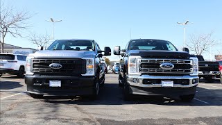 2024 Ford 73L V8 Godzilla Gas VS 67L V8 Power Stroke Diesel Drag Race [upl. by Uela]