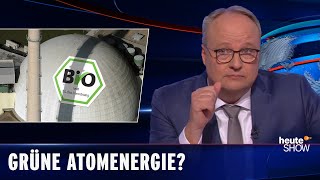 Windenergie vs Atomkraft Wie erreichen wir die Klimaziele  heuteshow vom 29102021 [upl. by Gnilrac]