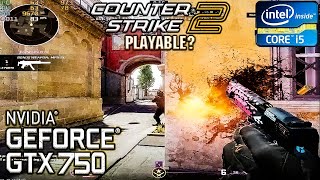 Counter Strike 2 on GTX 750  i5 3570 amp 16GB RAM  Playable [upl. by Nelda693]