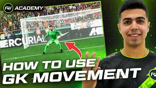 HOW TO USE GOALKEEPER MOVEMENT IN FC24  FUTWIZ Academy [upl. by Ilek439]