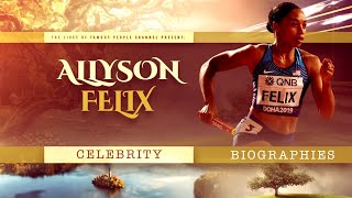 Allyson Felix Biography  Life Story The Woman Who Broke Usain Bolt Record [upl. by Saeger]