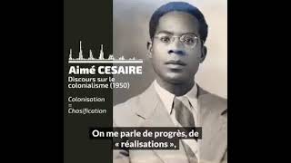 DISCOURS SUR LE COLONIALISMEAIMÉ CÉSAIRE 1955 [upl. by Lenard]