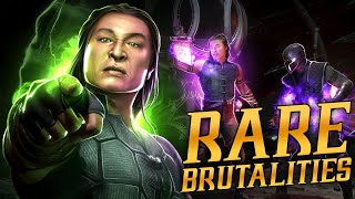 9 INSANELY RARE BRUTALITIES in Mortal Kombat 11 Ranked Mode Challenge [upl. by Margaretha915]